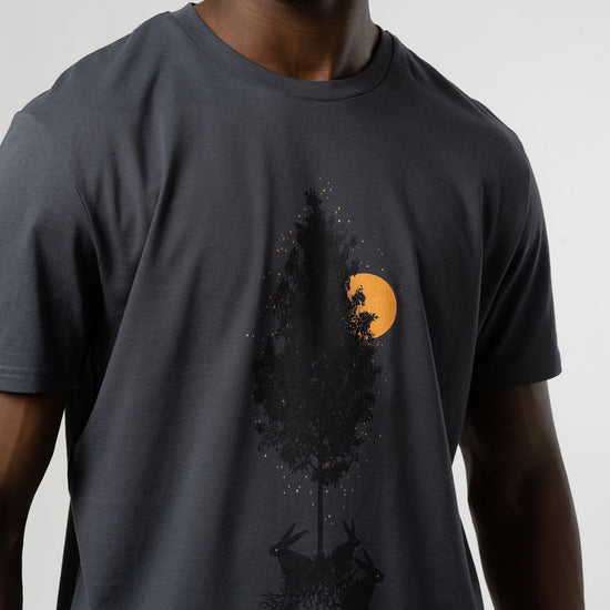 D-Lepus-T-Shirt-aus-Biobaumwolle-Natuerliche-Mode-India-Ink-Grey-Detail