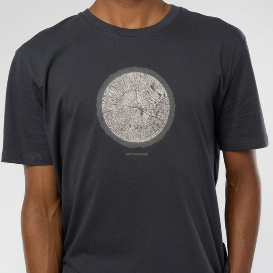 D-Save-the-woods-T-Shirt-aus-Bio-Baumwolle-Mode-Online-India-Ink-Grey-Detail