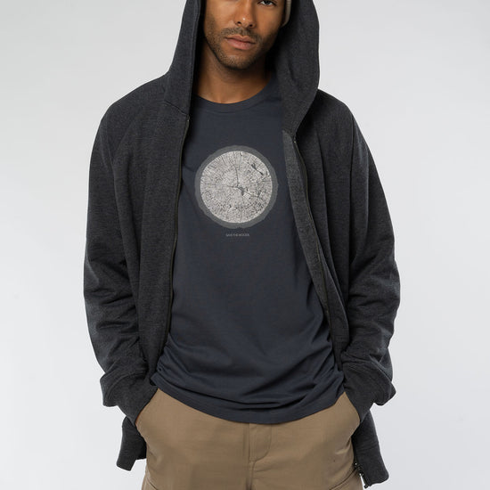 D-Save-the-woods-T-Shirt-aus-Bio-Baumwolle-Mode-Online-India-Ink-Grey-Vorne3