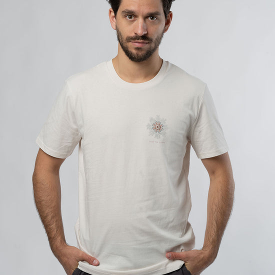 D-Sea-Flower-T-Shirt-aus-Bio-Baumwolle-Bio-Faire-Kleidung-Seas-Flower-Vintage-White-Vorne