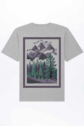 Become Part of Nature Relaxed Fit T-Shirt für Männer