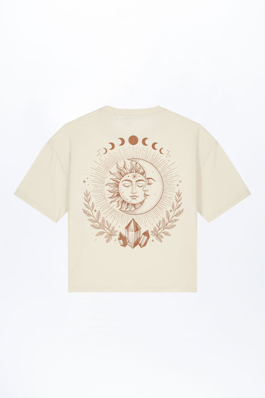 Boho Moon Sun Women T-Shirt für Frauen