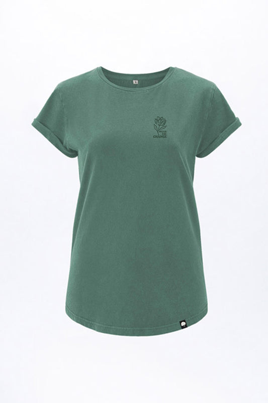 Flower Wear The Change Frauen T-Shirt