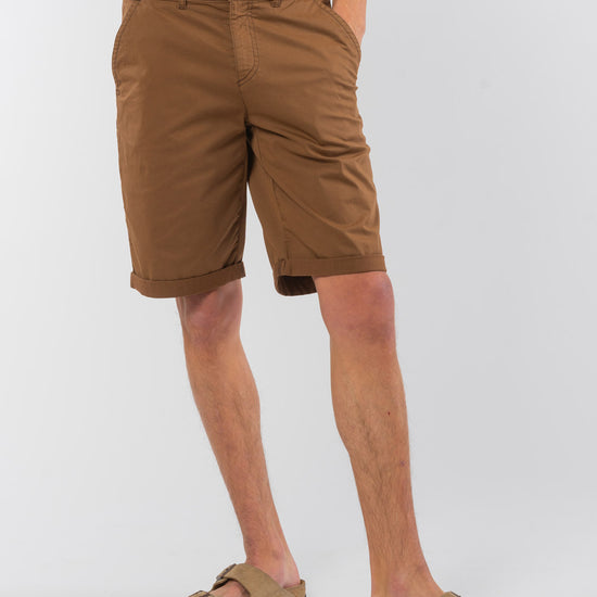 M-2006-Micro-Chino-Shorts-aus-Bio-Baumwolle-Organic-Kleidung-Herren-ARABIAN-Brown-Vorne3