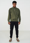 M-202015-TEASEL-Troyer-aus-Bio-Baumwolle-Faire-Mode-Online-MANEHE-Dark-Olive-Vorne1