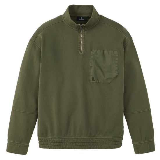 M-202015-TEASEL-Troyer-aus-Bio-Baumwolle-Faire-Mode-Online-MANEHE-Dark-Olive-Vorne5