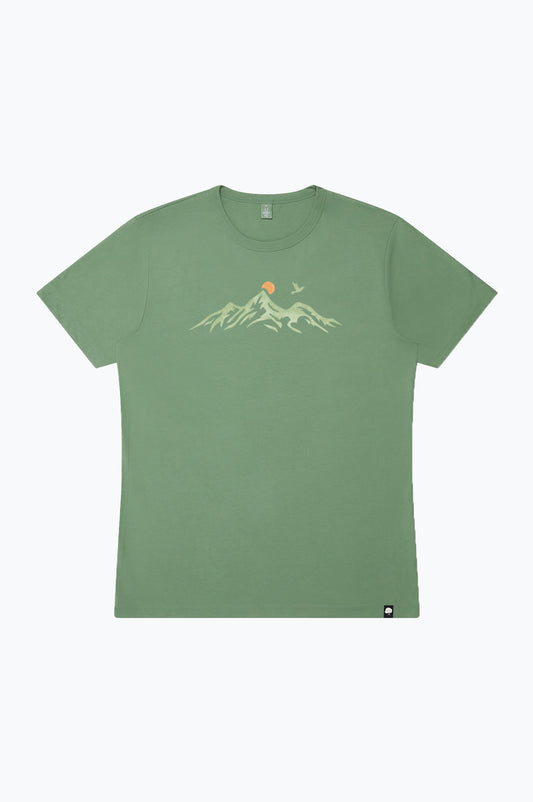 Mountain Gaze Männer Bambus T-Shirt