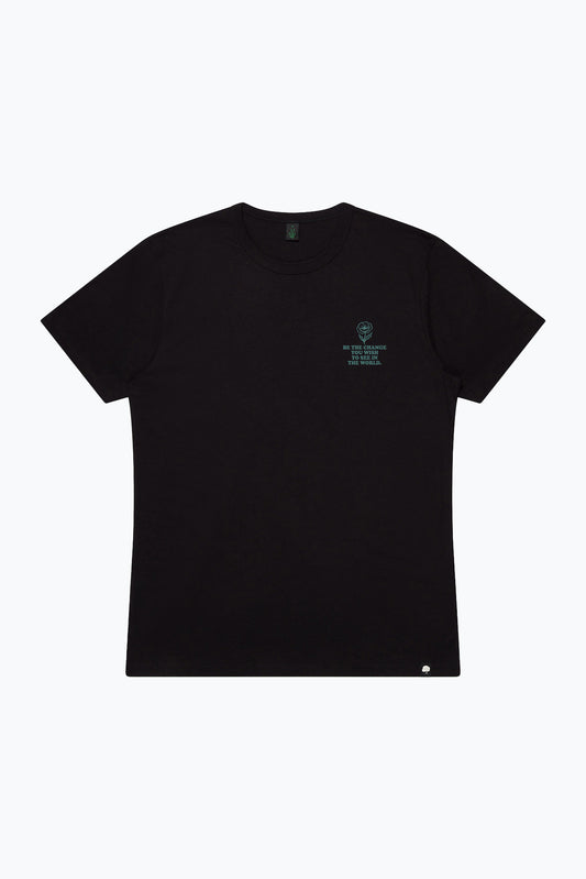 Be The Change Flower Männer Bambus T-Shirt