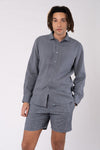 M-DH031-Feines-Hemd-mit-Brustasche-aus-Hanf-Kleidung-Fair-FLAVUS-Titan-Vorne1