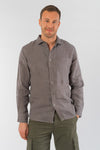M-DH031-Feines-Hemd-mit-Brusttasche-aus-Hanf-Fair-Produzierte-Mode-Herren-FLAVUS-Taupe-Vorne2