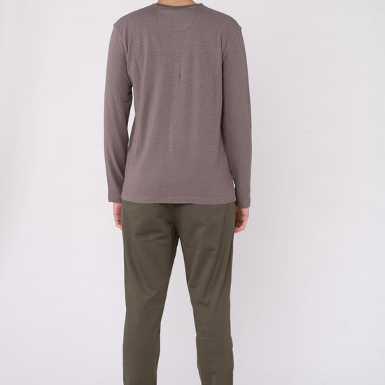 M-DH225-Longsleeve-Taupe-Vorne