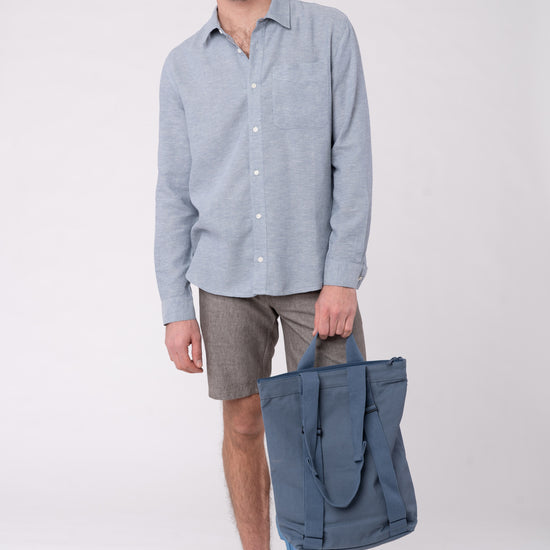 M-DH585OEB-Moderne-Shorts-aus-Hanf-Bio-Baumwolle-Bio-Baumwoll-Kleidung-EKAPANO-Asphalt-Vorne1