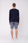 M-DH585OEB-Moderne-Shorts-aus-Hanf-Bio-Baumwolle-Bio-Baumwoll-Kleidung-EKAPANO-Indigo-Vorne5