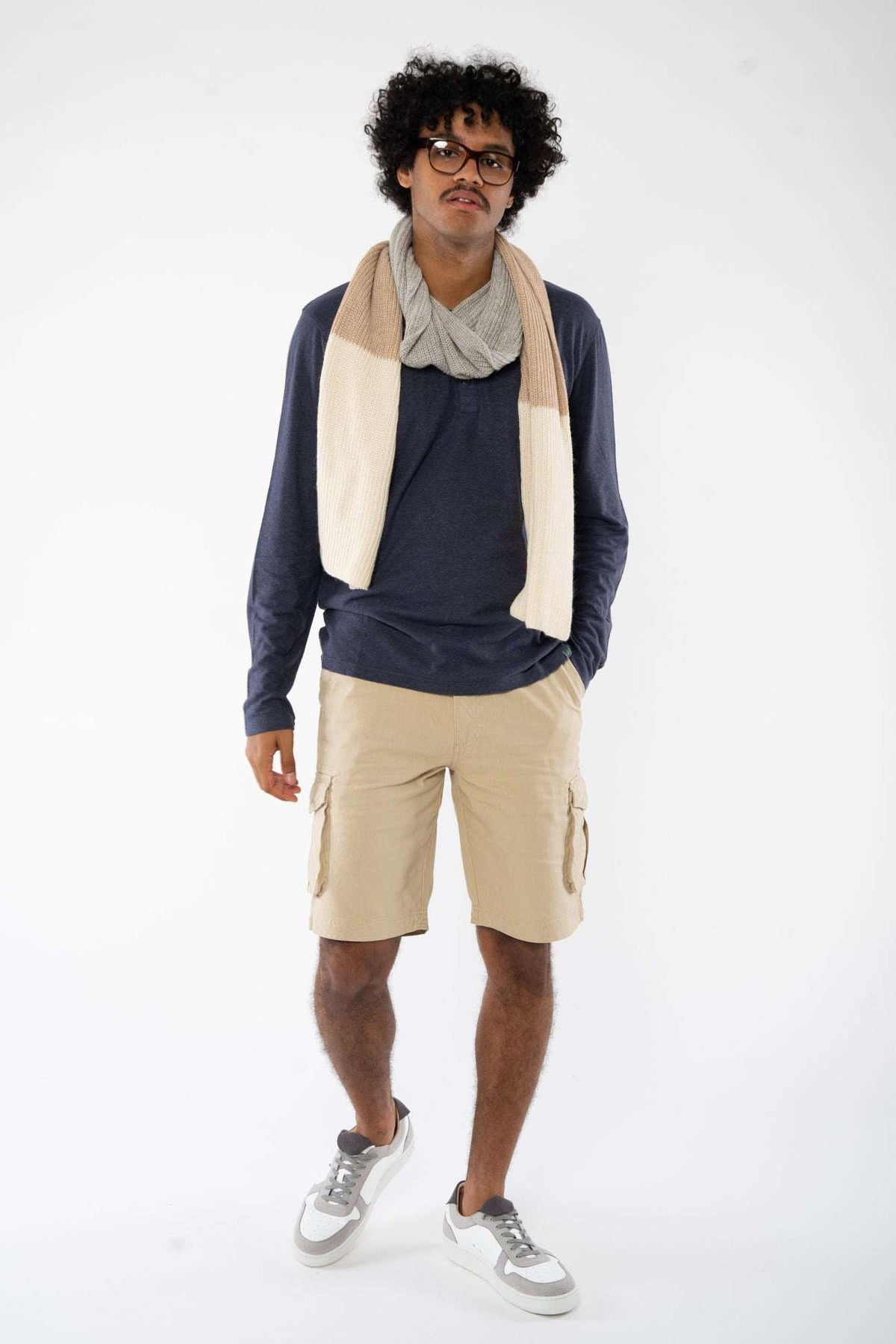 M-DH833OEB-Basic-Henley-Hemd-aus-Hanf-Bio-Baumwolle-Faire-Mode-KOTTAM-Anthracite-Style