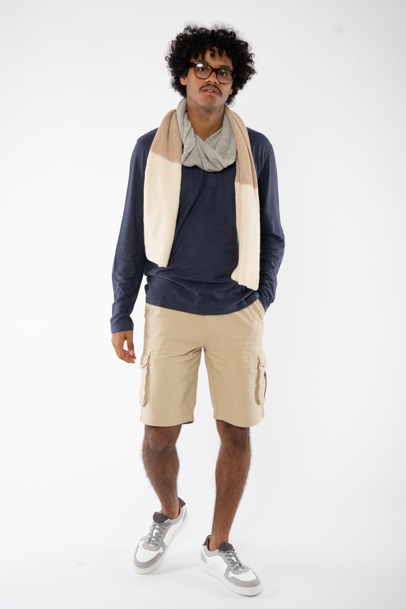 M-DH833OEB-Basic-Henley-Hemd-aus-Hanf-Bio-Baumwolle-Faire-Mode-KOTTAM-Anthracite-Style