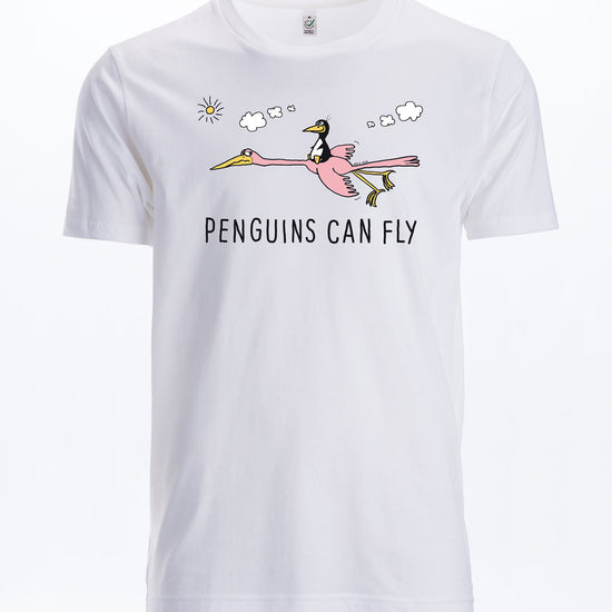 M-EP01-Maenner-Bio-T-Shirt-White-Flying-Penguins