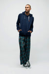 M-EP60P-Bio-Pullover-mit-Kapuze-Maenner-und-Herren-Navy-Blue-Vorne