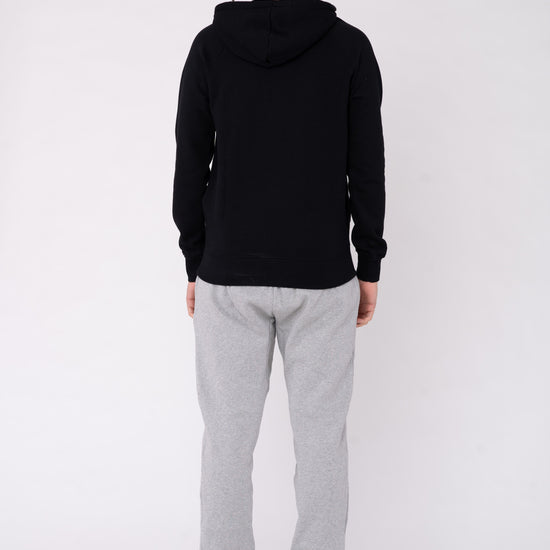 M-EP60P-Black-Hoodie-mit-Kapuze-Bio-Baumwolle-Fair-Vorne1