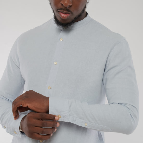 M-GB1293-WES-Hemd-aus-Bio-Baumwolle-Mode-Online-Shop-Herren-KETAKOPA-Misty-Blue-Detail