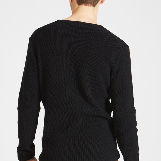M-GB1316-COLE-SWEATER-Relaxed-Black-Hinten