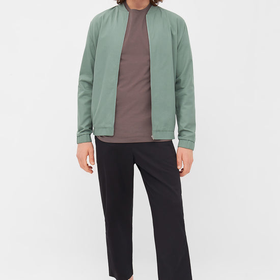 M-GB1584-CASPER-Jacke-aus-Bio-Baumwolle-Eco-Fashion-WERETTO-Eucalyptus-Green-Vorne1
