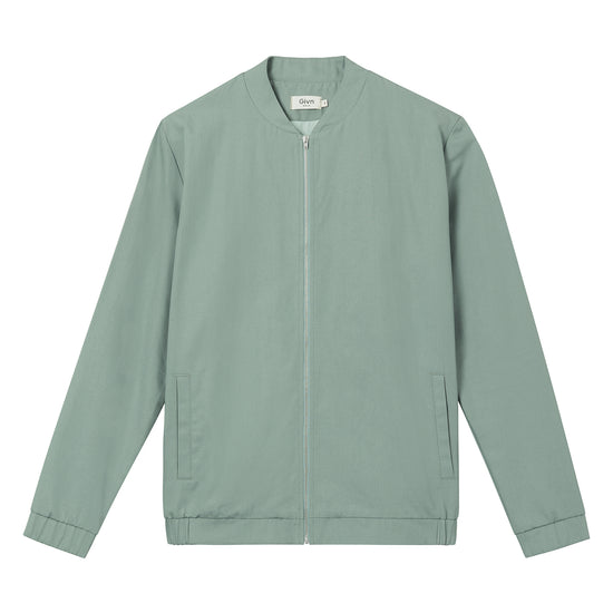 M-GB1584-CASPER-Jacke-aus-Bio-Baumwolle-Eco-Fashion-WERETTO-Eucalyptus-Green-Vorne4