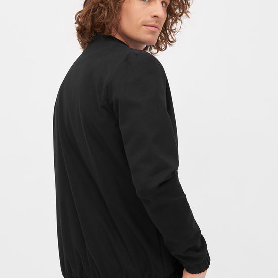 M-GB1584-CASPER-Jacke-aus-Bio-Baumwolle-Oekomode-WERETTO-Black-Vorne2