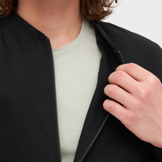 M-GB1584-CASPER-Jacke-aus-Bio-Baumwolle-Oekomode-WERETTO-Black-Vorne3