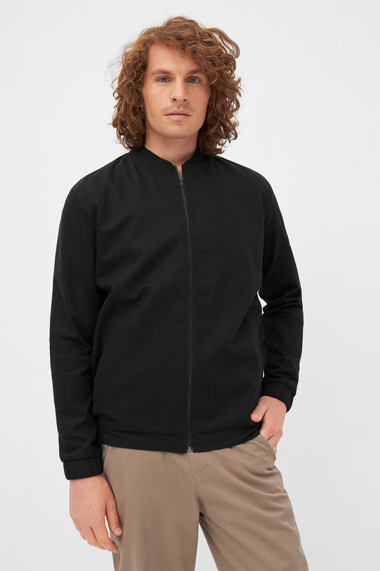 M-GB1584-CASPER-Jacke-aus-Bio-Baumwolle-Oekomode-WERETTO-Black-Vorne5