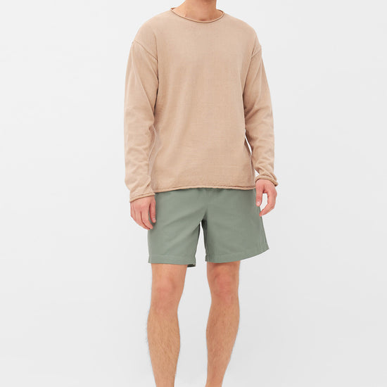 M-GB1587-DENIS-Pullover-aus-Leinen-Bio-Baumwolle-Faire-Kleidung-Online-REMORR-Light-Brown-Vorne1