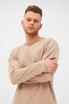 M-GB1587-DENIS-Pullover-aus-Leinen-Bio-Baumwolle-Faire-Kleidung-Online-REMORR-Light-Brown-Vorne3