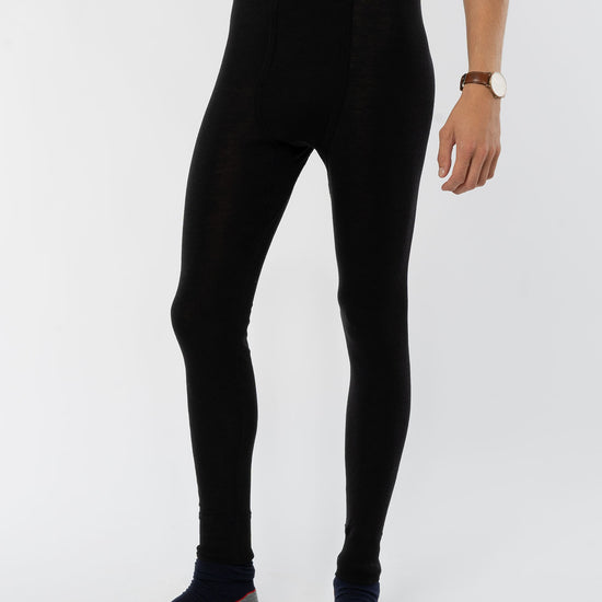 M-Lange-Unterhose-aus-Wolle-fuer-Maenner-Fair-Clothes-Black-Vorne2