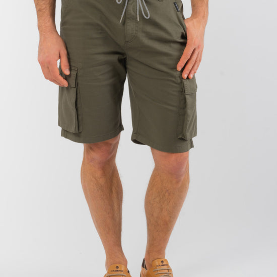 M-M121-11-Cargo-Shorts-aus-Bio-Baumwolle-Naturmode-Herren-ONORATO-Dark-Olive-Vorne5