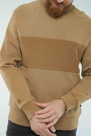 M-M221-07-B03-CHERVIL-Sweatshirt-aus-Bio-Baumwolle-Fair-Trade-Fashion-Herren-CERIO-BrownSugar-Detail