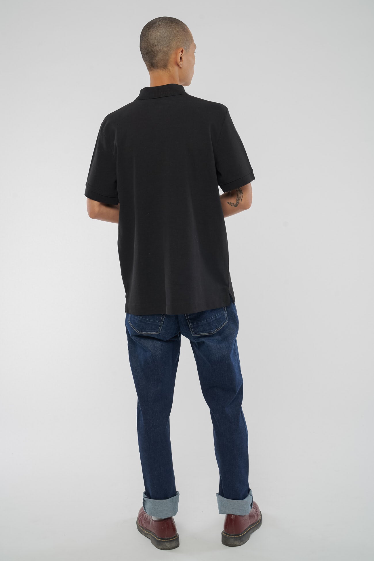 M-Nachhaltiges-Polo-STPU331-Black-Hinten