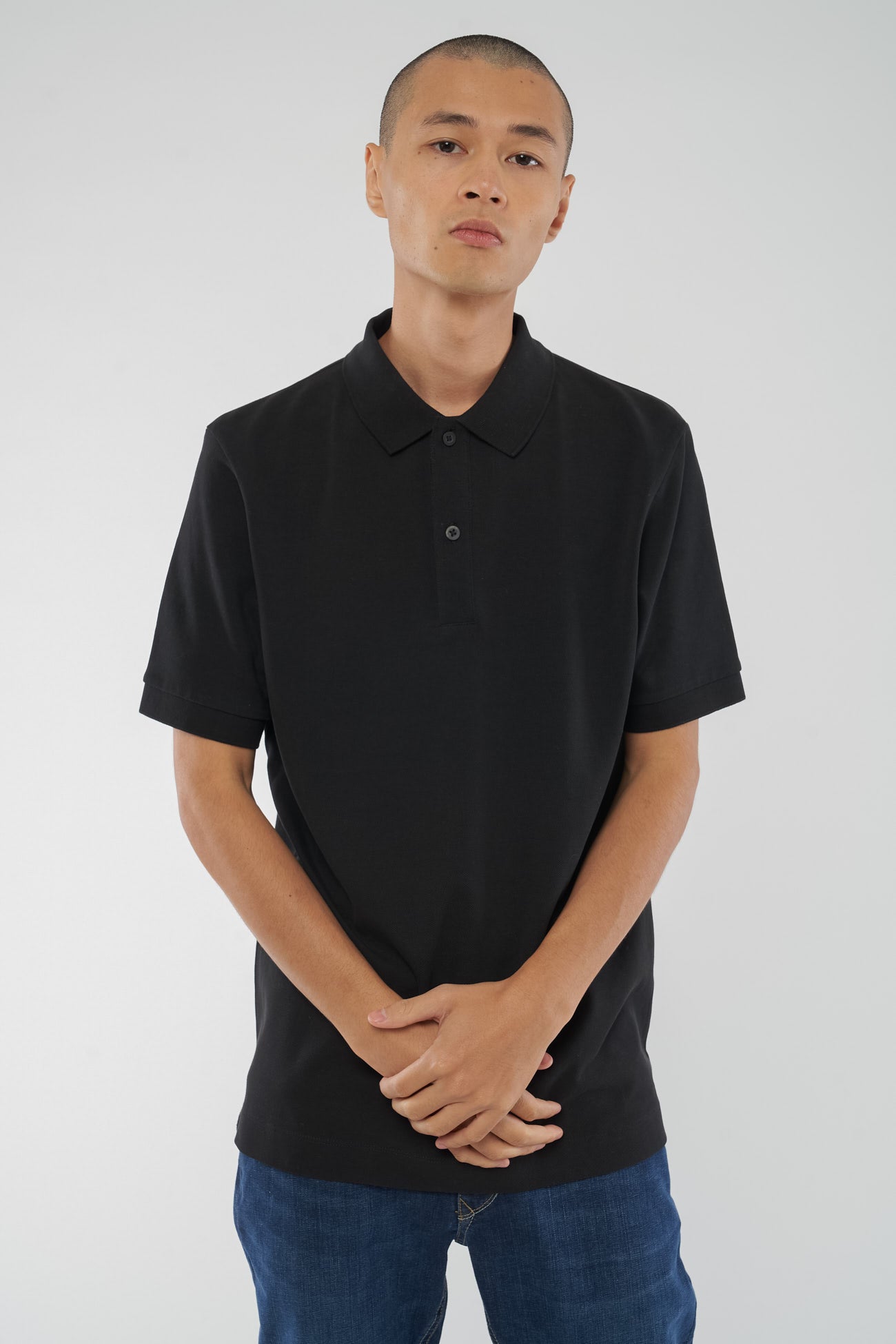 M-Nachhaltiges-Polo-STPU331-Black-Vorne