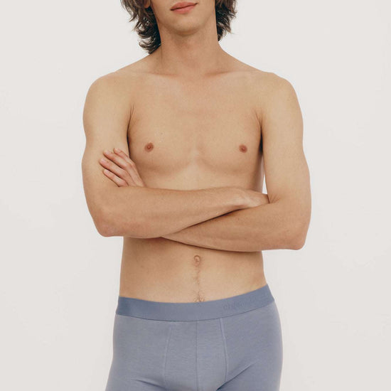 M-OB210002P-Boxers-3-pack-aus-Tencel-Oekologische-Mode-SOFT-TOUCH-Black-Misty-Blue-Brick-Vorne4