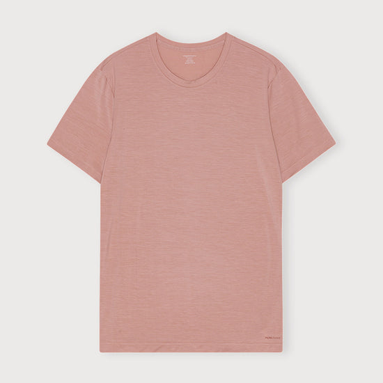 M-OB230001-Soft-Touch-Tee-aus-Tencel-Bio-Faire-Kleidung-SOFT-TOUCH-Brick-Vorne