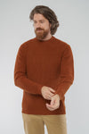 M-Ravi-Strickpullover-Bio-Baumwolle-Rust-Vorne1