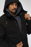 M-Regenjacke-aus-recyceltem-Polyester-Naturmode-Meteorite-Black-Vorne