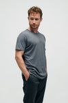 M-SA01-Recyceltes-T-Shirt-Bio-Maenner-Shirt-Melange-Heather-Detail