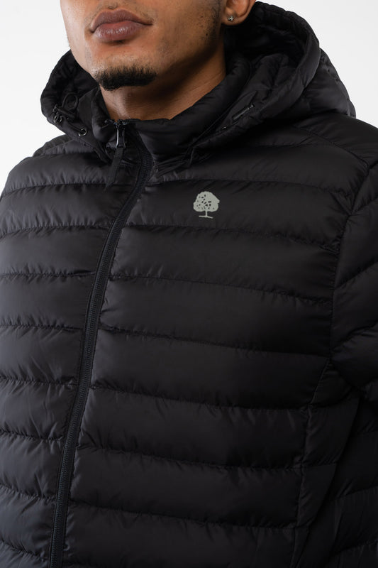 Daunenjacke für Herren in Black, Detailansicht