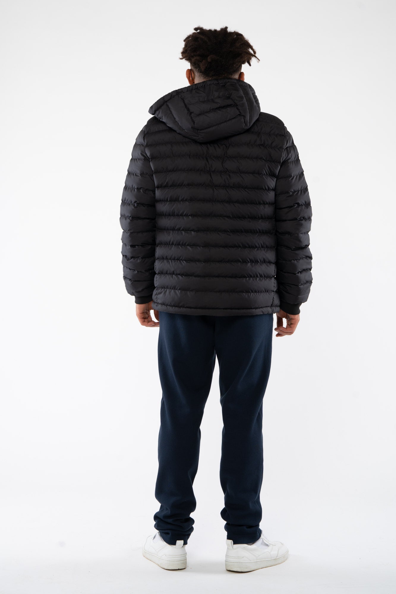 M-STJM837-Lange-Daunenjacke-aus-Recyceltem-Polyester-Bio-Mode-PONYES-Black-Hinten