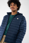 M-STJM837-Lange-Daunenjacke-aus-Recyceltem-Polyester-Bio-Mode-PONYES-French-Navy-Vorne