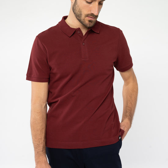 M-STPU335-Polo-Burgundy-Vorne