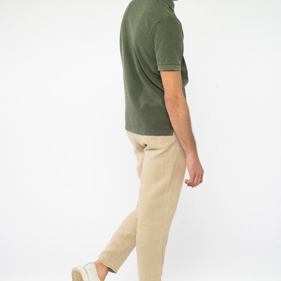M-STPU335-Polo-Dyed-Age-Green-Hinten