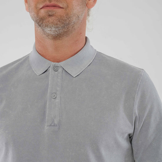 M-STPU335-Polo-Maenner-Faire-Mode-Dyed-Aged-Grey-Detail