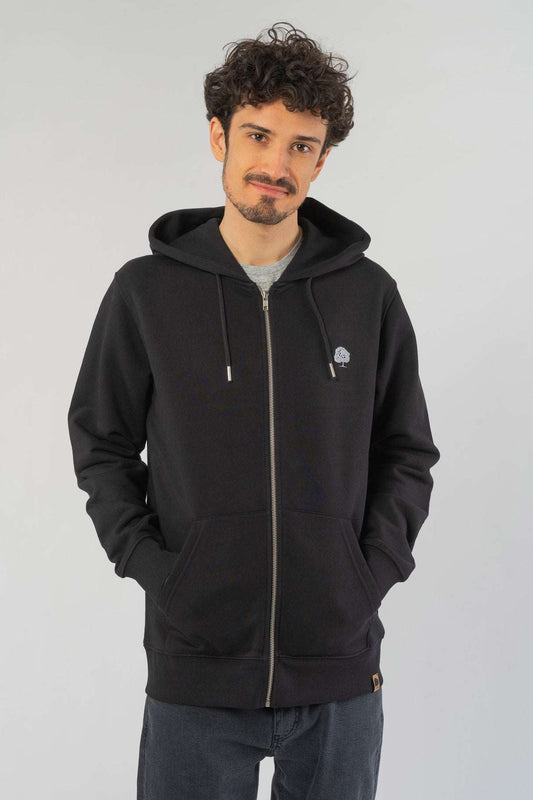 M-STSM566-Standard-Zipper-aus-Bio-Baumwolle-Fair-Gehandelte-T-Shirts-Herren-VINCENTIO-Black-Vorne2