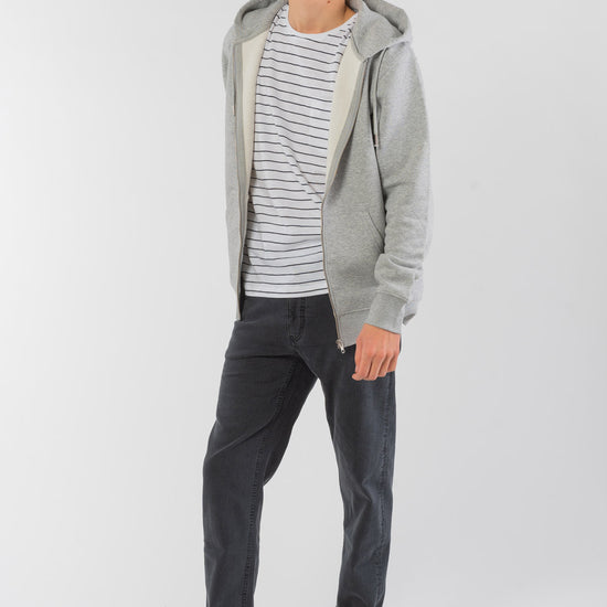 M-STSM566-Standard-Zipper-aus-Bio-Baumwolle-Fair-Gehandelte-T-Shirts-Herren-VINCENTIO-Heather-Grey-Vorne1