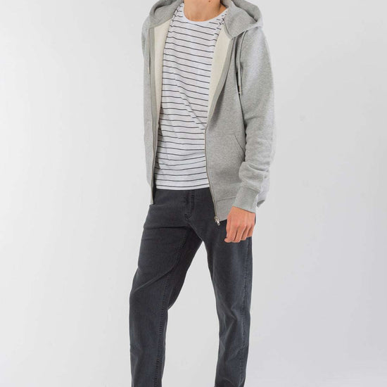M-STSM566-Standard-Zipper-aus-Bio-Baumwolle-Fair-Gehandelte-T-Shirts-Herren-VINCENTIO-Heather-Grey-Vorne1